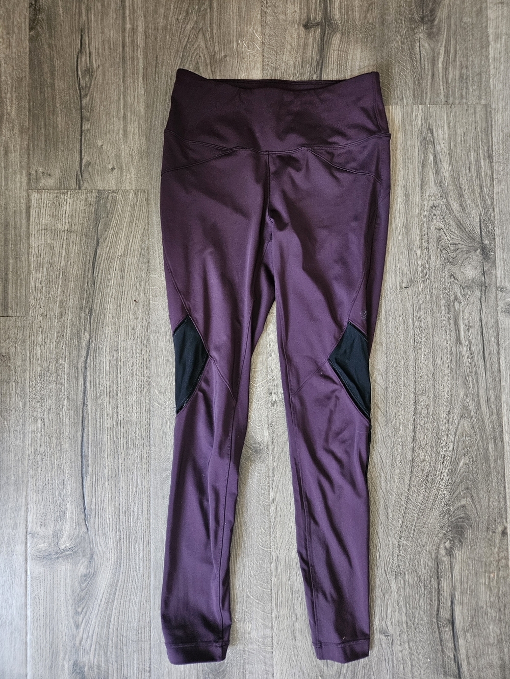 MPG Plum Purple & Black Athletic Track Joggers